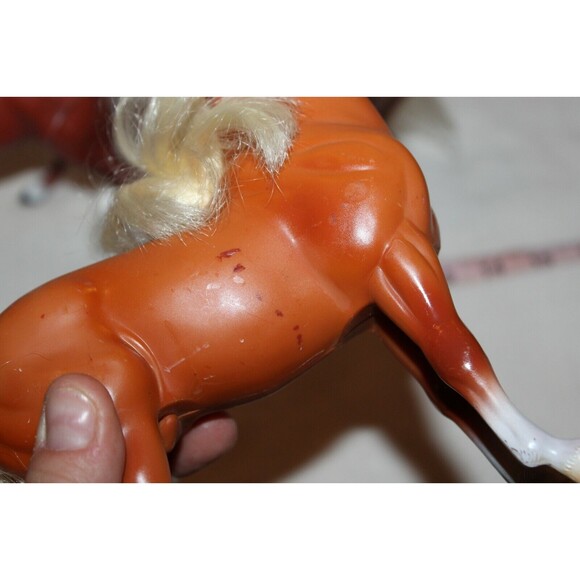 Vintage Grand Champion Lot of 3 Plastic Horses Flaxen Stallion Gelding 8" Sorrel - Picture 5 of 7